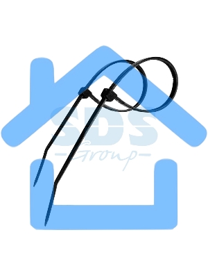 Хомут-стяжка кабельная нейлоновая Rexant 100 x2,5 мм, черная, упаковка 100 шт.