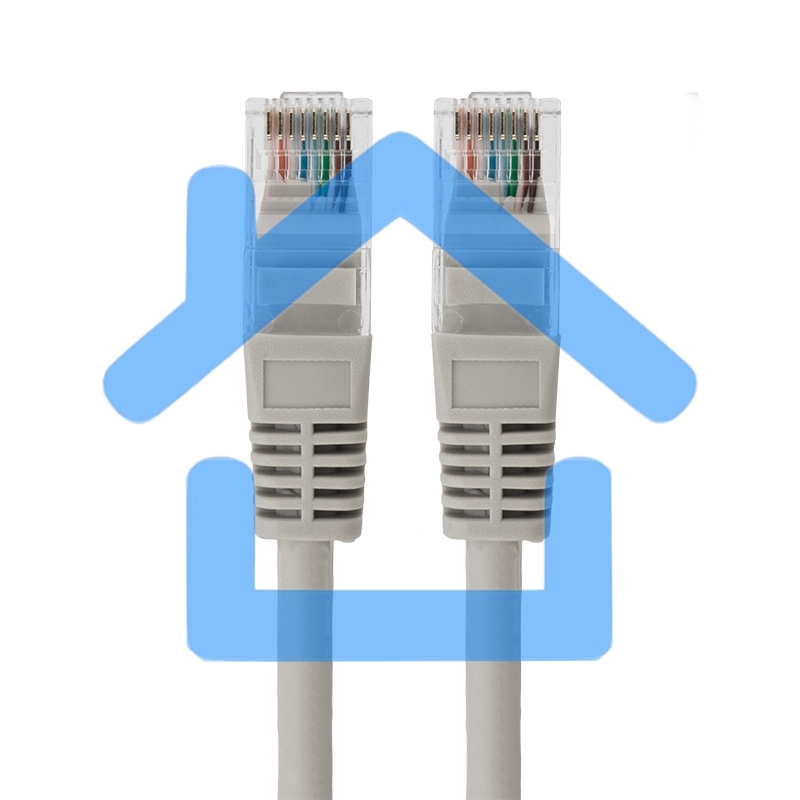 Пaтч-корд U/UTP Rexant, категория 5e, RJ45-RJ45, неэкранированный, LSZH серый, 5м