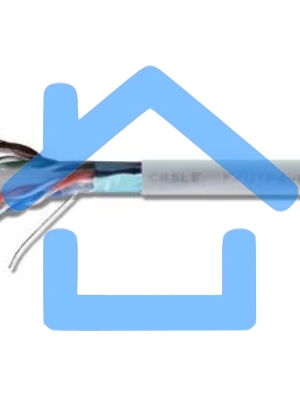 Кабель витая пара U/UTP кат.5E 1х2х24AWG solid CU PVC сер. (м) Rexant 01-0002