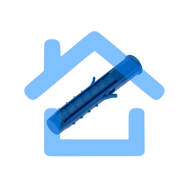 Дюбель распорный KRANZ 10х60, синий, пакет (50 шт./уп.)