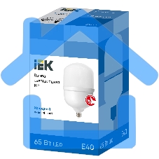 Лампа светодиодная IEK LLE-HP-65-230-65-E40 HP 65Вт 230В 6500К E40