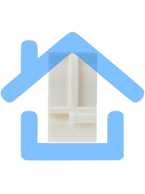 Крепеж-клипса для монтажного пистолета Ø 16 мм, белая (100 шт/уп) Rexant