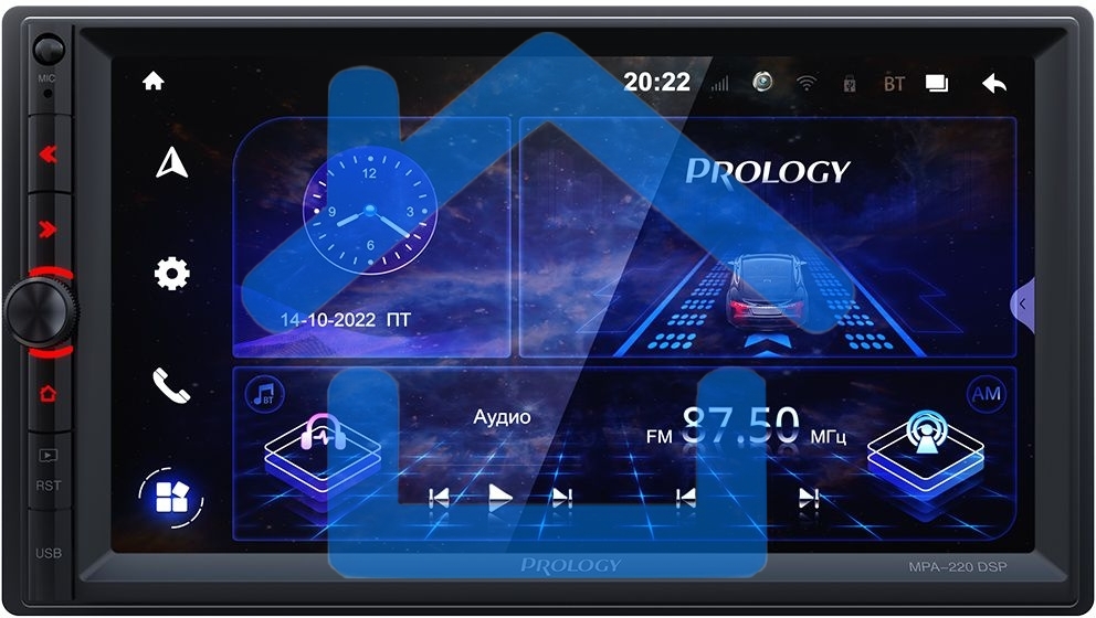 Автомагнитола Prology MPA-220 DSP 2DIN 4x55Вт