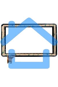 Сенсорное стекло (тачскрин) для Digma iDj7n (30 pin), черное