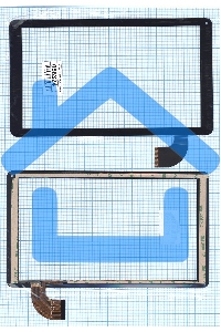 Сенсорное стекло (тачскрин) SG6138A-FPC_V2-1, черное