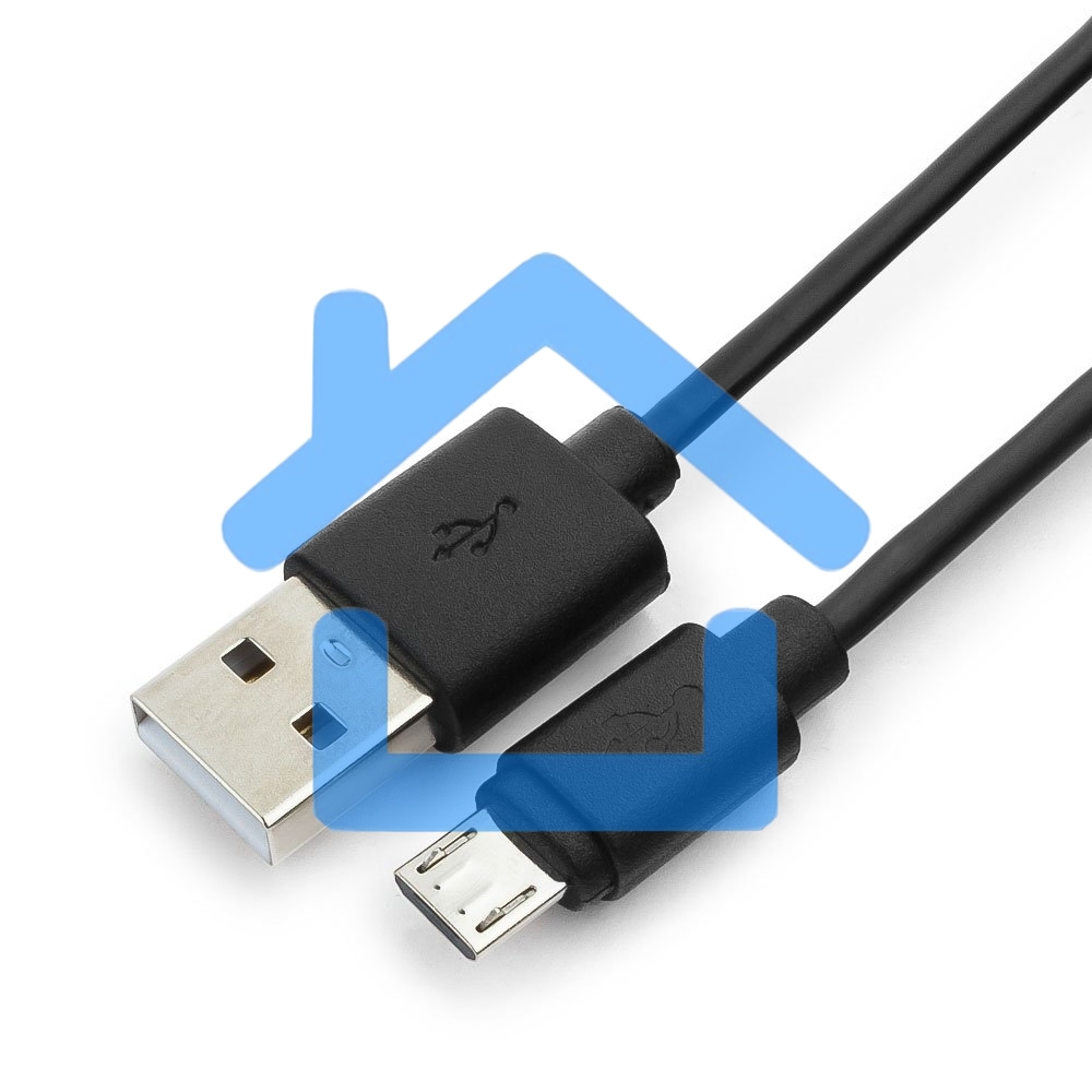 Кабель Гарнизон Кабель USB 2.0 Pro, AM/microBM 5P, 1м, черный, пакет (GCC-mUSB2-AMBM-1M)
