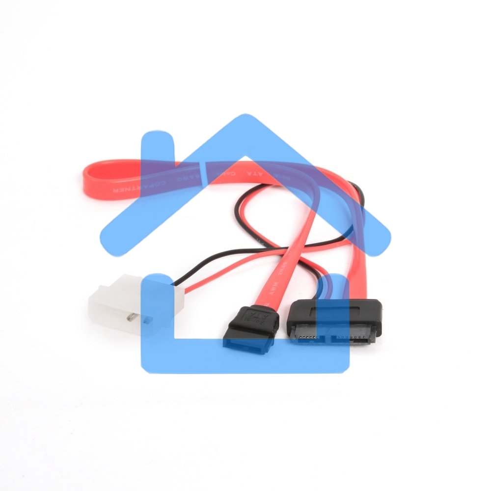Кабель Gembird/CablexpertКабель Combo miniSATA, molex+SATA/miniSATA, 6pin+7pin, (длина инт-50см, пит-30см) (CC-SATA-C3)