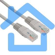 Пaтч-корд U/UTP Rexant, кат.5e, RJ45-RJ45, неэкранированный, LSZH серый, 3м