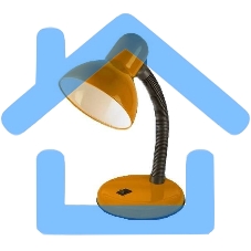 Светильник TLI-204 Orange E27 настол. оранж. Uniel 02166