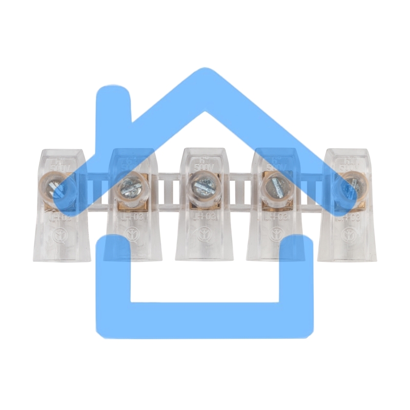 Концевой зажим винтовой изолированный КЗВИ 6 мм (5х1) (10 шт./уп.) Rexant