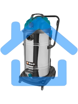 Строительный пылесос Bort BSS-2260-Twin 2200Вт (уборка: сухая/влажная) синий