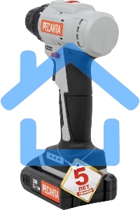 Дрель-шуруповерт Ресанта ДА-20-2ЛК-Б 75/14/10, Аккумуляторная, 20В, 2 АКБ, Кейс