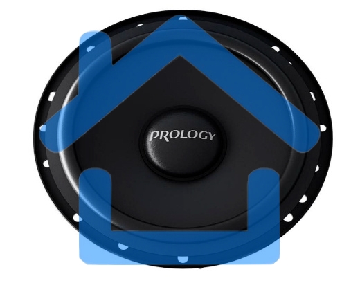 Колонки автомобильные Prology CX-65CS 180Вт 90дБ 4Ом 16см (6.5дюйм) (ком.:2кол.) компонентные двухполосные