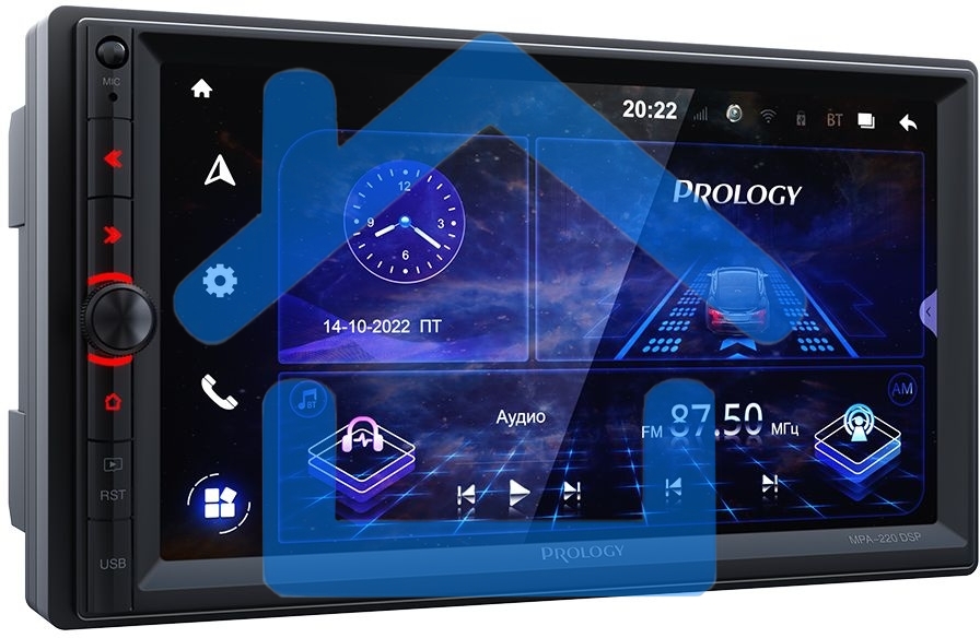 Автомагнитола Prology MPA-220 DSP 2DIN 4x55Вт