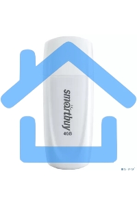 Флешка USB Smartbuy R/W Scout White (SB004 Gb2SCW), 4 Gb, USB 2.0, R/W 10/7, белый