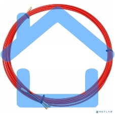 Протяжка кабельная Rexant (мини УЗК в бухте), стеклопруток, d=3,5 мм 50 м, красная