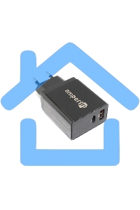 Блок питания (сетевой адаптер) Amperin USB-А, USB-C (YDS-TC045-011) 45W, черный