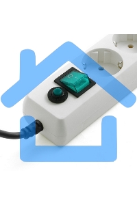 Сетевой фильтр Гарнизон ЕНW-0 0,5 м 6 розеток белый для UPS 