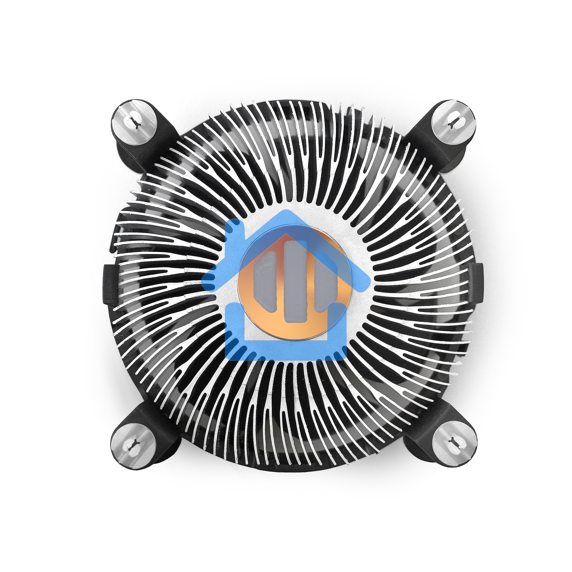 Кулер для процессора ExeGate EЕ97378-PWM черный, 92 мм, алюминий/медь, 2600 об/мин, 24 дБ, 4 pin, 95 Вт, 60 мм