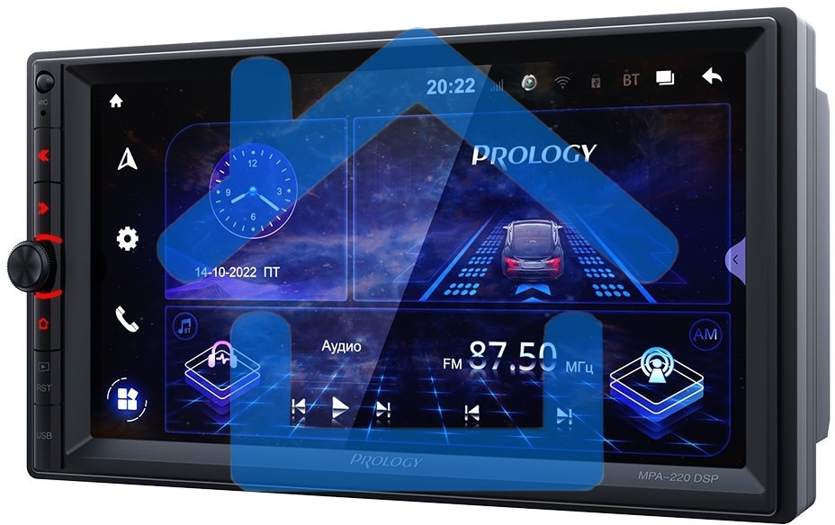 Автомагнитола Prology MPA-220 DSP 2DIN 4x55Вт