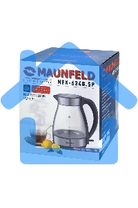 Чайник электрический Maunfeld MFK-634G.SP стекло прозрачное