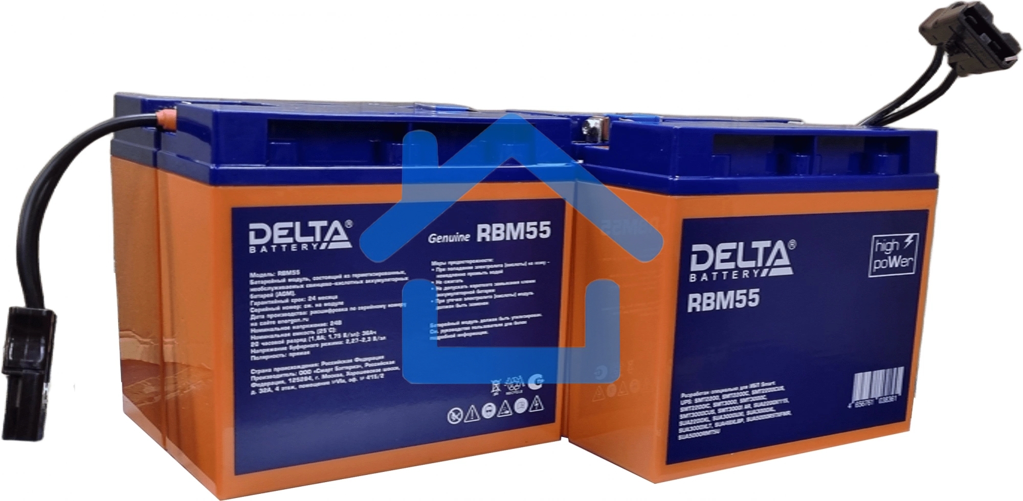 Батарея для ИБП Delta RBM55 24В 36А·ч