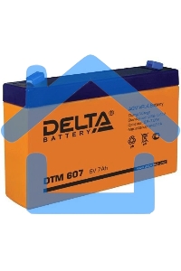 Батарея Delta DTM 607 (6V, 7Ah)