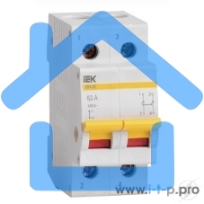 Выключатель нагрузки ВН-32 32А/2П ИЭК MNV10-2-032