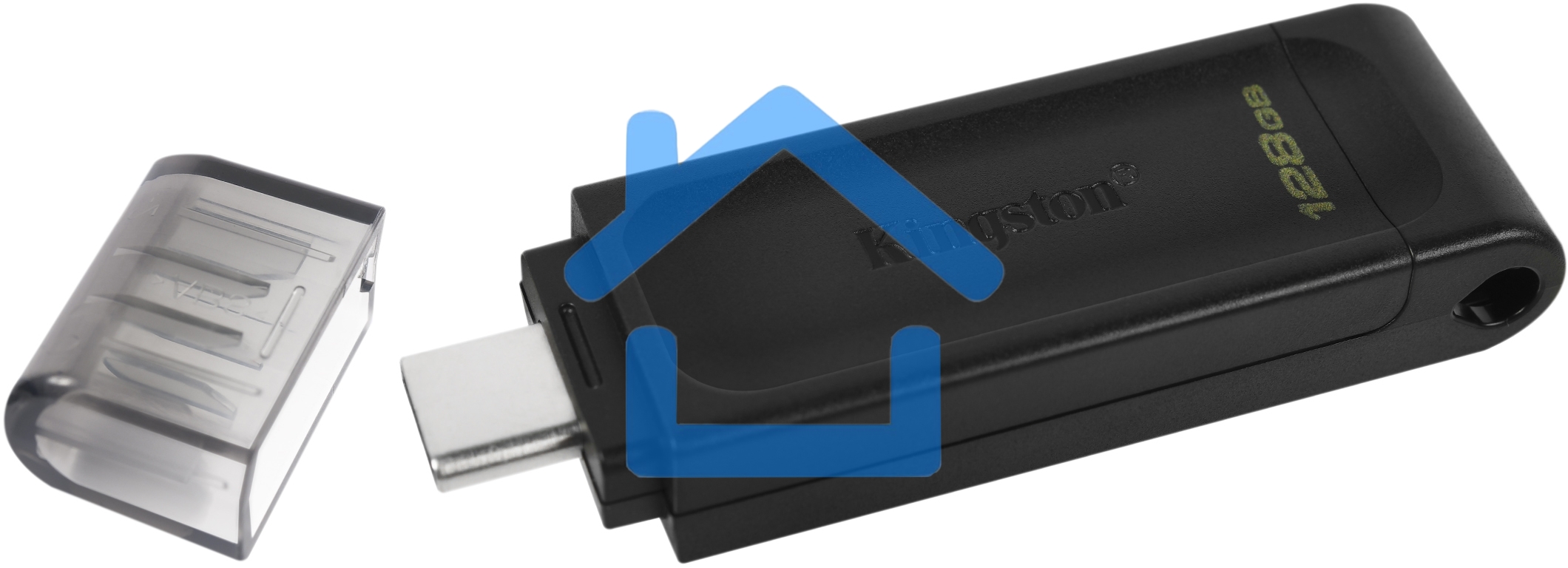 Флешка USB R/W Kingston 128Gb DataTraveler DT70 <DT70/128Gb>, USB-C 3.2 Gen 1