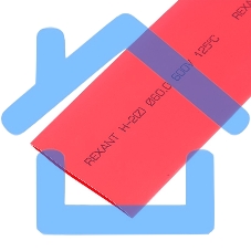 Термоусадочная трубка 60,0/30,0 мм, красная, упаковка 10 шт. по 1 м 25-0064 Rexant