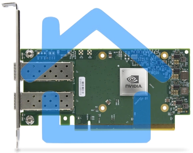 Сетевая карта Mellanox ConnectX-6 Dx EN adapter card, 100GbE, Dual-port QSFP28, PCIe 4.0 x16, Crypto and Secure Boot