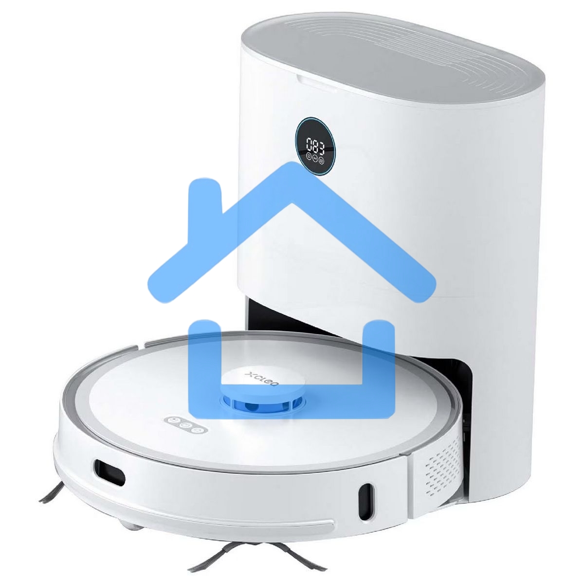 Робот-пылесос Roidmi Smart Robot Vacuum and Mop Cleaner H30Plus белый, 52 Вт, 5200 мА·ч, уборка сухая/влажная, пылесборник контейнер 0.25 л