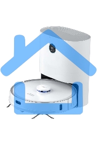 Робот-пылесос Roidmi Smart Robot Vacuum and Mop Cleaner H30Plus белый, 52 Вт, 5200 мА·ч, уборка сухая/влажная, пылесборник контейнер 0.25 л