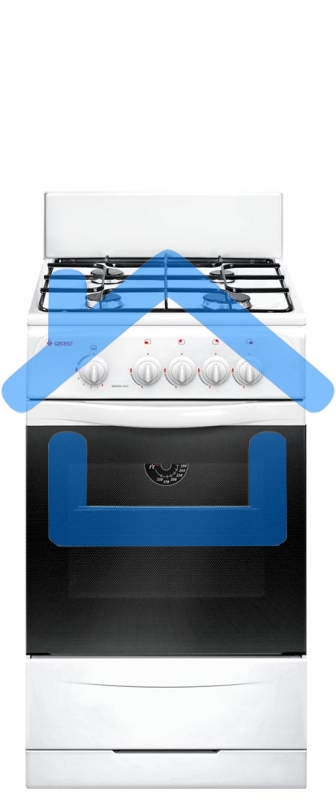 Плита газовая Gefest ПГ 3200-08 К33 белый, конфорок 4 шт, духовка 42 л, 50 см x 85 см x 53 см