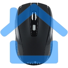 Мышь беспроводная Oklick 455MW черный, 1600 dpi, радиоканал, USB, кнопки - 6