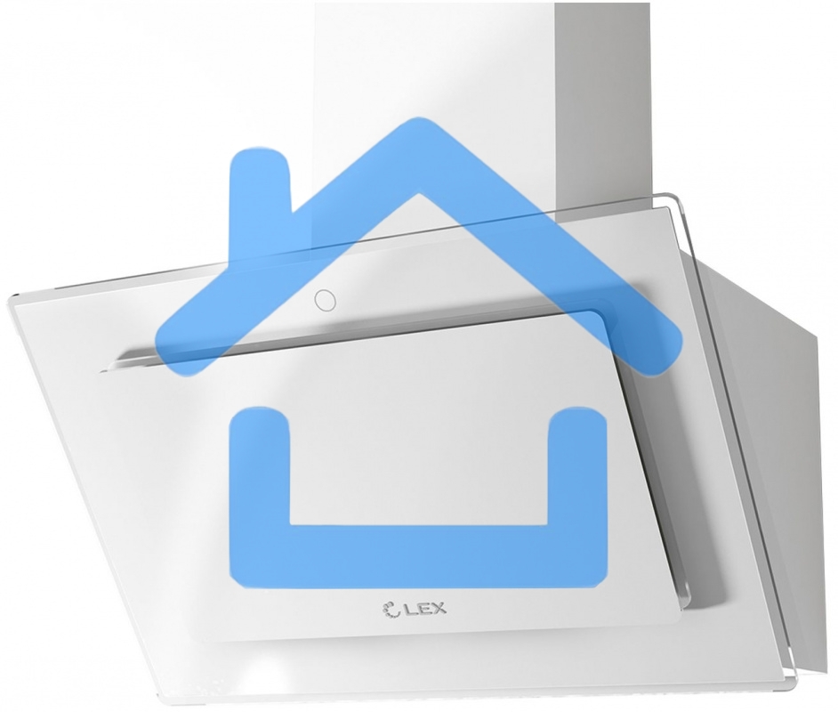 Вытяжка наклонная LEX MIKA GS 600 белая, 59.5 см, 850 куб. м/ч, 48 дБ