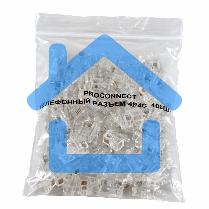 PROconnect Телефонный разъем RJ-9(4P4C)
