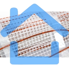 Теплый пол (нагревательный мат) Rexant Extra, площадь 3,0 м2 (0,5 х 6,0 метров), 480Вт, (двух жильный)