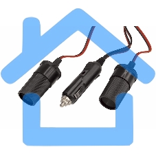 Разветвитель автоприкуривателя 2 гнезда шнур Rexant