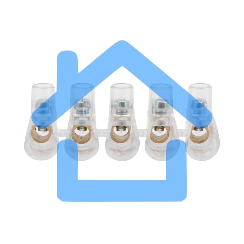 Концевой зажим винтовой изолированный КЗВИ 2,5.мм (5х1) (20 шт./уп.) Rexant