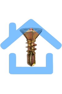 Саморез оконный KRANZ сверло, 3.9х13, желтый цинк, короб (500 шт./уп.)