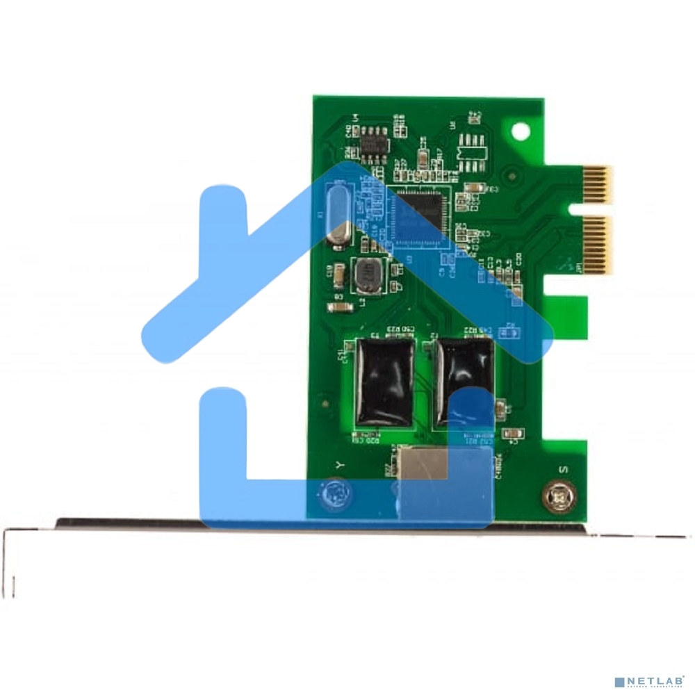 Сетевой адаптер Ethernet Gembird NIC-GX1 1000/100/10, PCI-express, чипсет RTL8111C