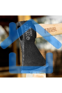 Топор Denzel 1000 г, кованый, буковое топорище