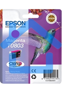 Картридж струйный Epson C13T08034011 пурпурный (330 стр.) для Epson St Ph P50/PX660/PX720WD