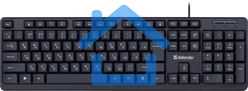 Клавиатура Defender Daily HB-162 проводная, USB, черный