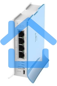 Сетевое оборудование Mikrotik RB941-2nD-TC Беспроводной маршрутизатор MikroTik RouterBOARD hAP lite