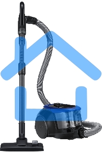 Пылесос Samsung VC18M21A0SB синий, 380/1800 Вт, уборка сухая, пылесборник контейнер 1.5 л