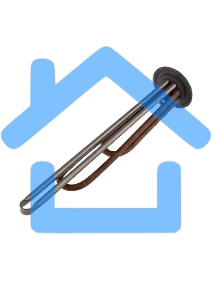 Нагревательный элемент для бойлера ТЭН RF 1,0 кВт (750+250 Вт), фланец М6, 70 мм Rexant