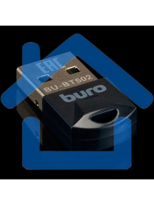 Адаптер USB Buro BU-BT502 Bluetooth 5.0+EDR class 1.5 20м черный