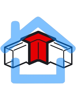 Внутренний угол 20x12 мм METRA Внутренний угол 20x12 мм METRA